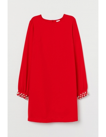 Платье H&M 32, красный (55227)