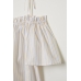 Блуза H&M 48, білий смужка (37370)