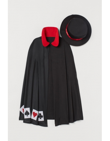 Карнавальний костюм «Чарівник» H&M 104 140см, чорний (56920)