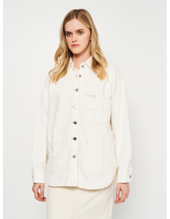 Джинсовая куртка H&M M, белый (69902)