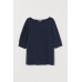 Блуза H&M S, темно синий (38019)