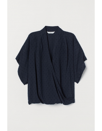 Блуза H&M 34, темно синий (54901)