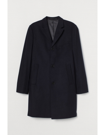 Пальто H&M 52, темно синій (60697)
