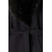 Пальто H&M 42, чорний (43828)