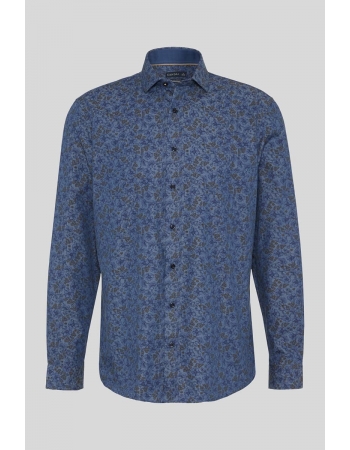Рубашка C&A XL, темно синий цветы (62770)