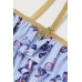 Купальный лиф H&M 98 104см, голубой бабочки (52853)