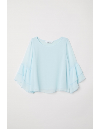 Блуза H&M 152см, светло бирюзовый (46639)
