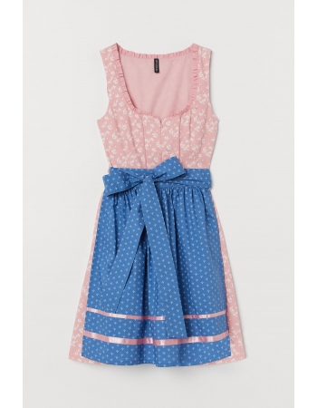 Платье H&M 32, розово синий (68681)