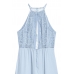 Платье H&M 38, голубой (63893)