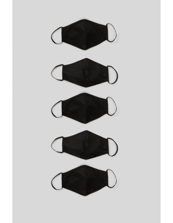 Маска для лица (5 шт) C&A One Size, черный (62159)
