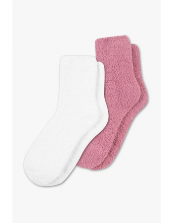 Шкарпетки (2 пари) C & amp; A 35 38, білий, рожевий (47557)