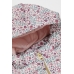 Куртка H&M 104см, бело розовый цветы (60331)