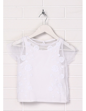 Блуза H&M 122см, білий (23803)