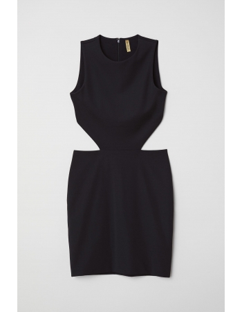 Платье H&M XS, черный (59466)