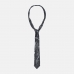 Краватка H&M One Size, чорно білий візерунок (59666)