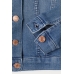 Куртка джинсовая H&M 158см, синий (51783)