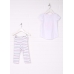 Пижама H&M 92см, белый полоска (23567)