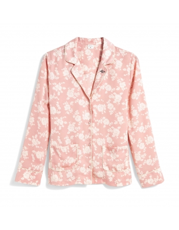 Рубашка для сна H&M XS, розовый цветы (37844)