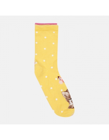 Шкарпетки (2 пари) H&M 31 33, жовтий, рожевий (55979)