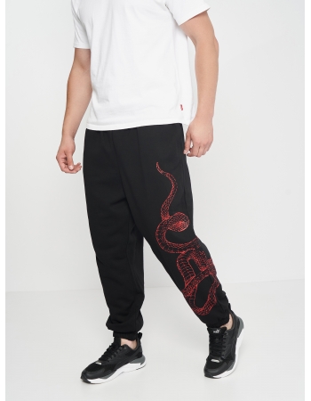 Спортивные брюки H&M XL, черный принт (65290)