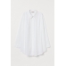 Рубашка H&M 3XL, белый (51785)