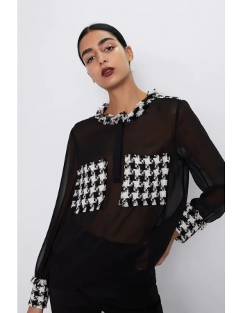Блуза Zara L, черный (65355)