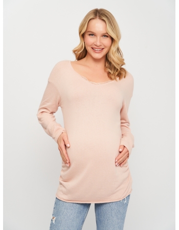Джемпер для вагітних H&M M, пудровий (59470)