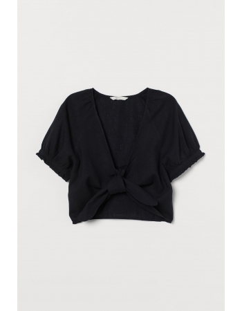 Блуза H&M 36, чорний (47019)