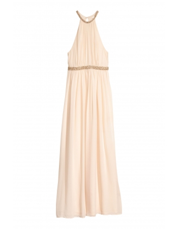 Платье H&M 32, светло бежевый (54317)