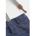 Комплект (рубашка, брюки, подтяжки) H&M 104см, сине коричневый (70807)