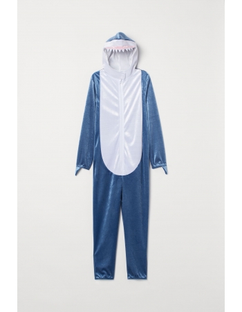 Карнавальний костюм «Акула» H&M 158 170см, синьо білий (59179)