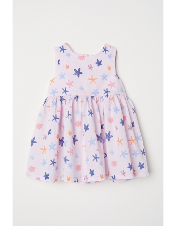 Платье H&M 68см, розовый звезды (39789)