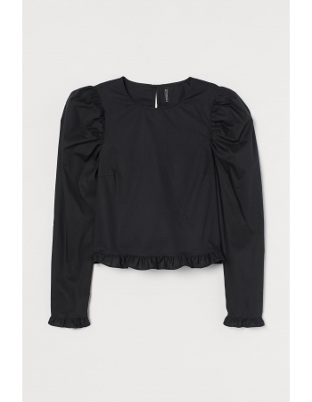 Блуза H&M 36, чорний (55449)