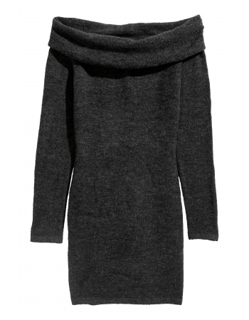 Платье H&M 34, темно серый (44832)