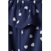 Платье H&M 116см, темно синий сердечки (23877)