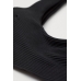 Купальный лиф H&M 42, черный (48410)