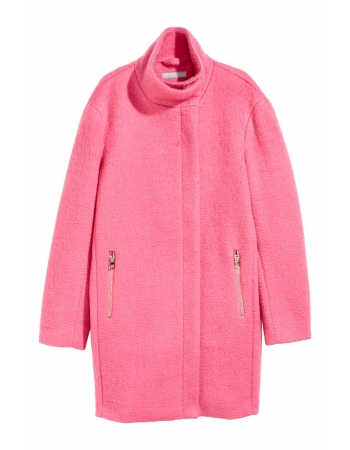 Пальто H&M 40, рожевий (46232)