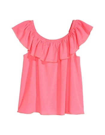 Блуза H&M 134 140см, рожевий (22934)
