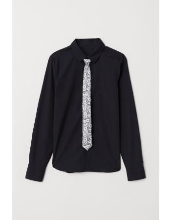 Краватка H&M One Size, білий долар (42986)