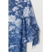 Платье H&M 32, синий цветы (55666)