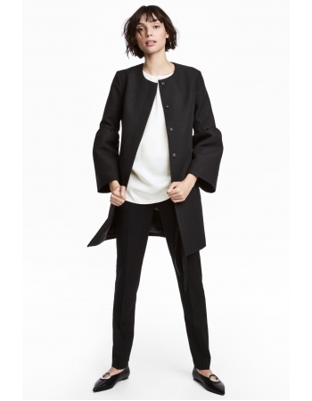 Пальто H&M 36, черный (47544)