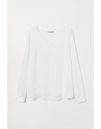 Блуза H&M 42, белый (54940)