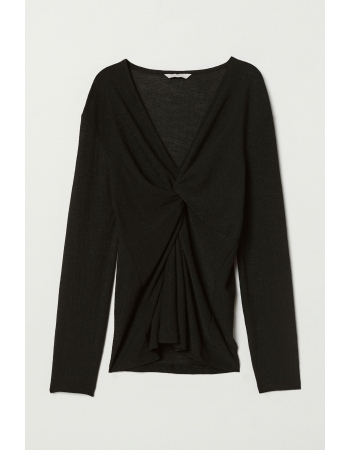 Блуза H&M 34, черный (64526)