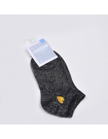 Шкарпетки C&A 35 38, чорно срібний (48582)