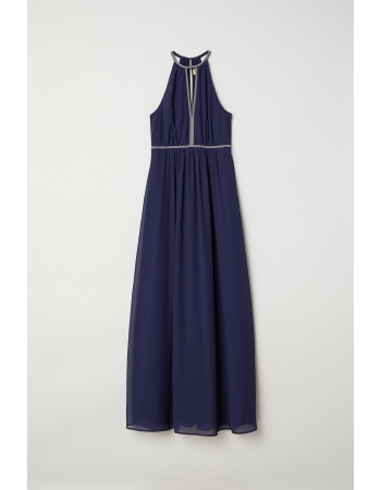Платье H&M 32, темно синий (41765)