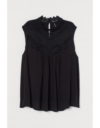 Блуза H&M 2XL, черный (48106)