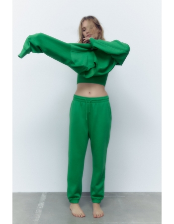 Спортивные брюки Zara M, зеленый (67778)