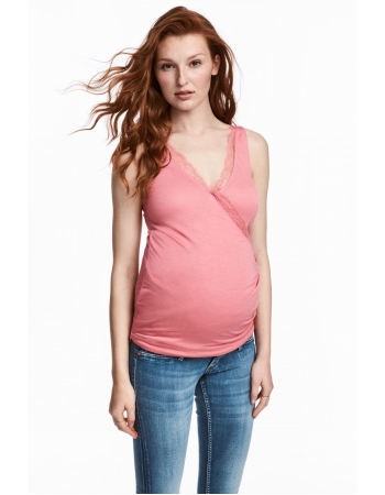 Майка для беременных H&M XS, розовый (40599)