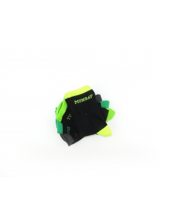 Набір шкарпеток (4 пари) H&M 28 30, чорно зелений (19900)