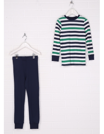 Пижама (кофта, брюки) H&M 92см, темно синий полоска (27771)